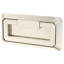 3" Modern Notched Campaign Pull Polished Nickel