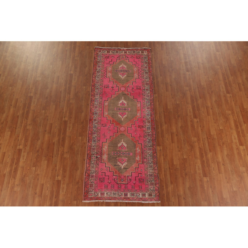 Tapis de couloir rose Vintage Vintage