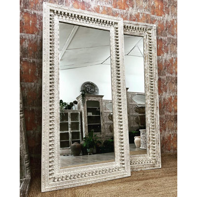 Wood Flat Mirror