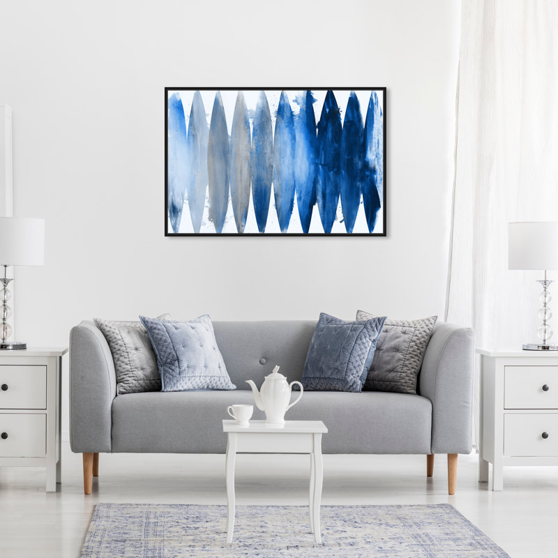 Tidal Waves Found - Peinture sur toile, H 30 po x l 45 po