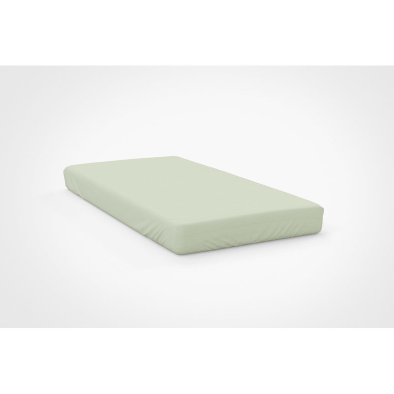 200 TC 50/50 Percale Polycotton Percale Fitted Sheet, Apple, Double (4'6)