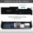 VIVO Black Space Saving Pull Out Under Desk Storage Drawer without Shell