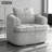 Accent Chair with Metal Frame, Upholstered Living Room Chairs with Cushions-1779593309