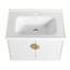 Ensemble de meuble-lavabo simple 27,8 po avec plateau en céramique Tavonne
