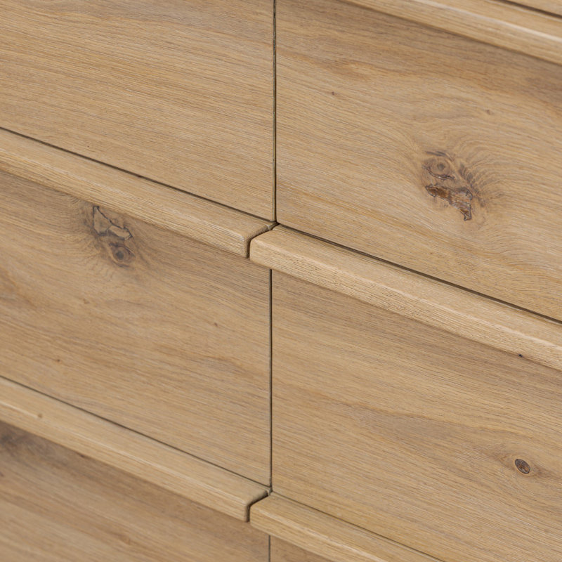 Emmer 6 Drawer Dresser-Aged Smoked Oak