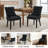 Berenis Tufted Linen Upholstered Elegant Dinning Chair-551275074-551275073