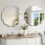 Miroir mural rond sans cadre 24 po-1059913666
