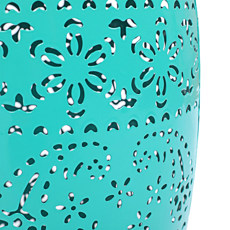 Outdoor Side Table, Teal
