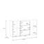 Orkney 3 Drawer Sidebaord with 2 Doors-127671514