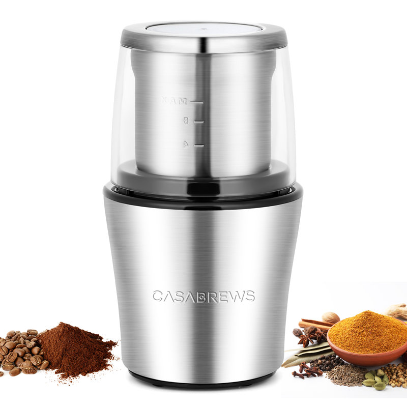 CASABREWS KWG130 Electric Coffee Grinder One Touch Multipurpose