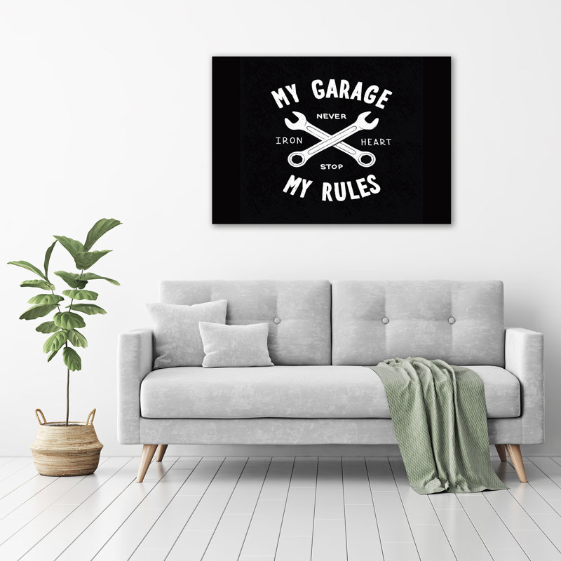 My Garage - Wrapped Canvas Print