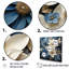 «White and Blue Poinsettias Blooming Brush IV» sur impression sur toile-1443125681-1443125686