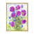 Toile avec cadre flottant or
