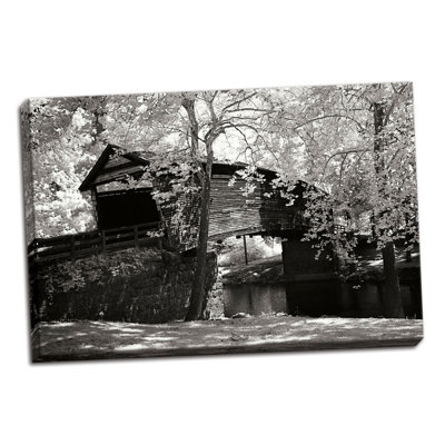 Old Covered Bridge I by Alan Hausenflock - Photograph on Canvas