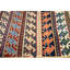 Tapis oriental tribal en laine noué à la main 3 pi 5 po x 4 pi 10 po