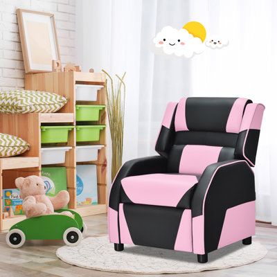 Philender Kids 16'' Recliner Chair and Ottoman