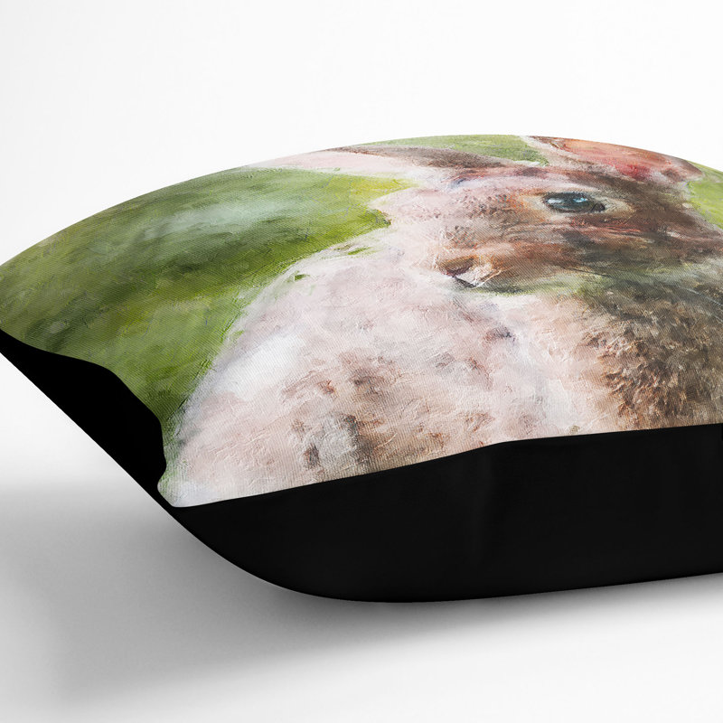 Square Throw Cushion, 55cm H x 55cm W x 20cm D, Black
