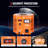 VEVOR 1000VA Auto Variable Voltage Transformer, 15.3 Amp, 110V Input 0-130V Output AC Voltag