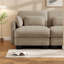 Canapé modulaire moderne en chenille Camel