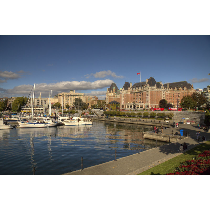 Finwith Downtown Victoria - Wrapped Canvas Print, 81cm H x 122cm W x 3.8cm D
