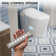 Smart Toilet with Advance Bidet, Foot Kick/Off-seat/Blackout/Remote Flush, Soft-closing Heat Seat, Warm Wash/Dryer, Bidet Elongated Toilet with Tankless, Remote Control