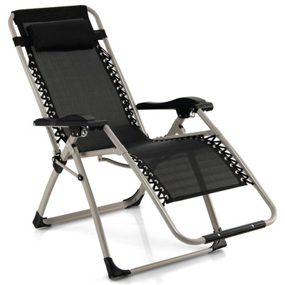 Ako 161cm Long Reclining Zero Gravity with Cushions