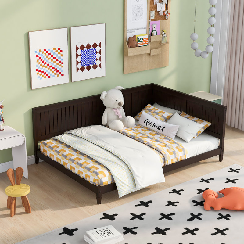 Corner Daybed, Espresso, Full/Double