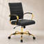Fauteuil de bureau pivotant en cuir Naudain-132200685-53751976