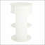 Table d'appoint ronde d'intérieur en métal à 3 niveaux avec porte coulissante pour espaces modernes et minimalistes-133526160