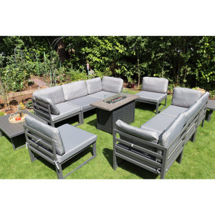 Rectangle Steel Natural Gas Smokeless Fire Pit Table