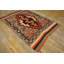 Artistic Bold Tribal Design Antique Native American Flatweave Navajo Rug