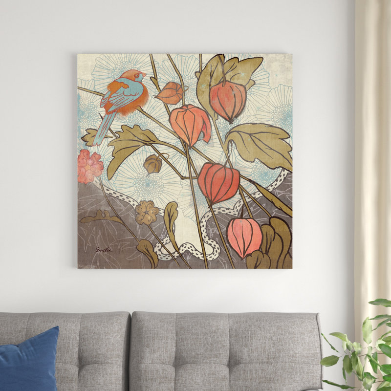 «Spice and Whimsy III» par Evelia Designs - peinture sur toile tendue, H 36 po x l 36 po x P 1,25 po