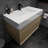 Albizu 35.5" Wall-Mounted Single Bathroom Vanity-69316035