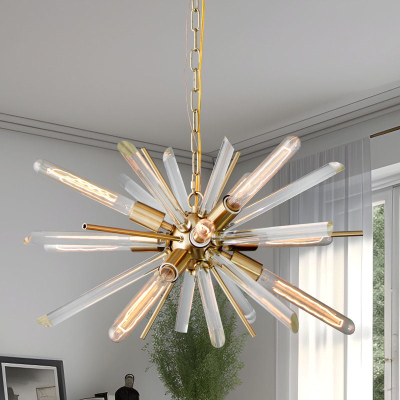 Lustre sphérique spoutnik à 9 lumières Saudah