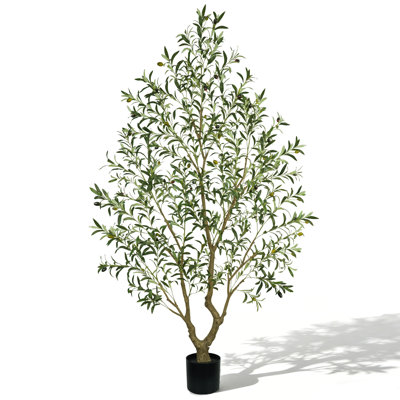 Fausse asotine avec branches, feuilles et fruits réalistes, asotins artificiels pour la décoration intérieure