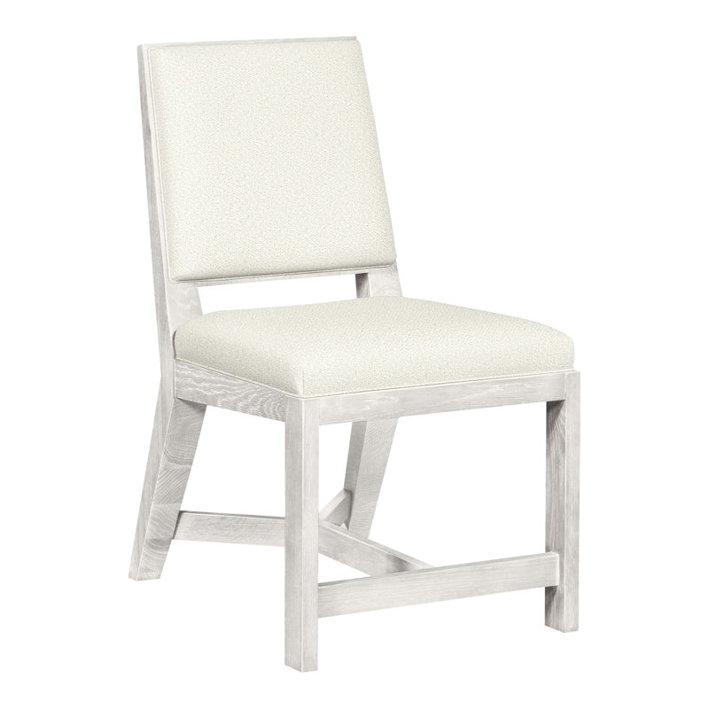 Thom Filicia Home Upholstered Back Side Chair, Kenworth Pearl, Casa Blanca