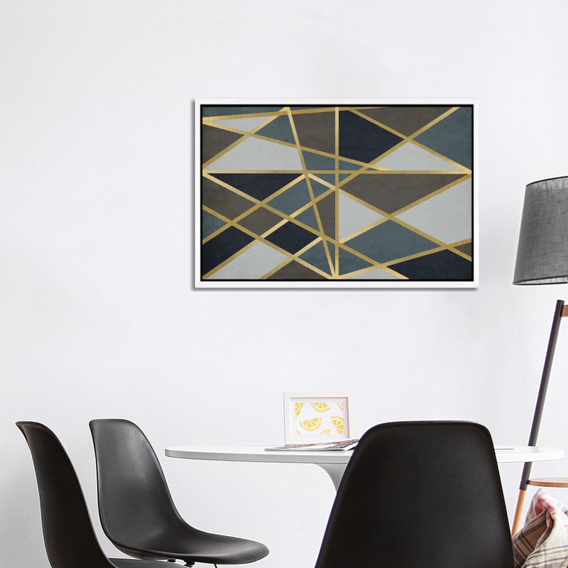 Maze by Kimberly Allen - Print on Canvas, White Framed, 66.04 cm H x 45.72 cm W