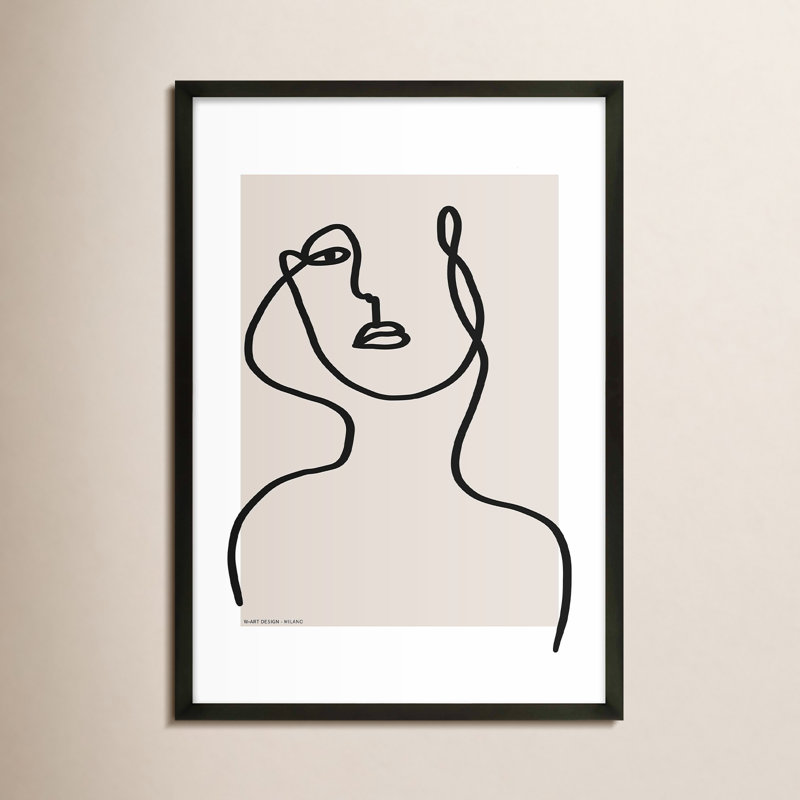 Figure And Form 3 Print by Romina Gadler, 20" H x 14" W x 1.25" D, Black Framed Paper