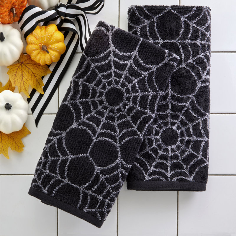Spider Webs 2 Piece Hand Towel Set