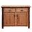 Fireside Lodge Hickory Log 48-inch Buffet & Hutch - Cinnamon-839374770