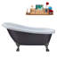 1549.4mm x 701mm Soaking Acrylic Bathtub-104430262-104430257