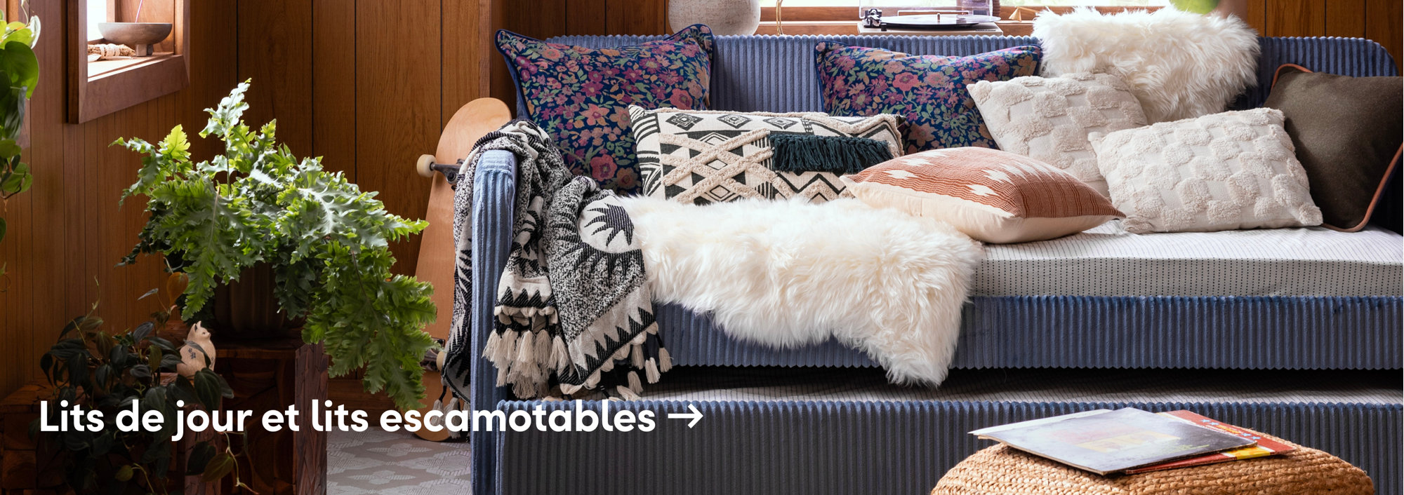 Lits de jour et lits escamotables