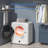Auertech 1.5 cu. ft. High Efficiency Smart Electric Stackable Dryer with Steam Dry and Sensor Dry with Pedestal Included-89259070