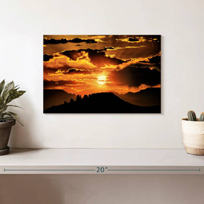 Alvord Amazing Sunset In Sedona Arizona