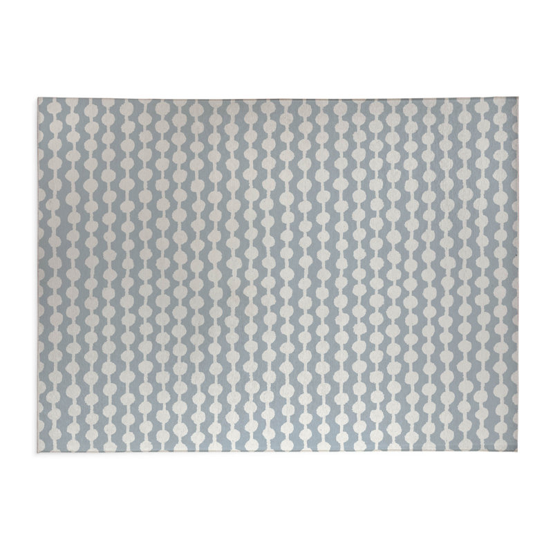 Dot Tied Non-Slip Outdoor Rug, Rectangle 4' x 6'
