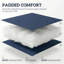 Ensemble de chaises d'extérieur, chaises de jardin à dossier haut, chaises de camping pliantes, ensemble de 2 chaises de patio
