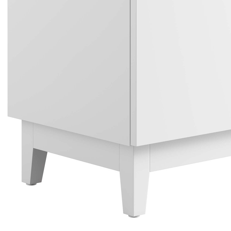 Base de meuble-lavabo simple 35 po Modway Miles seulement, Blanc