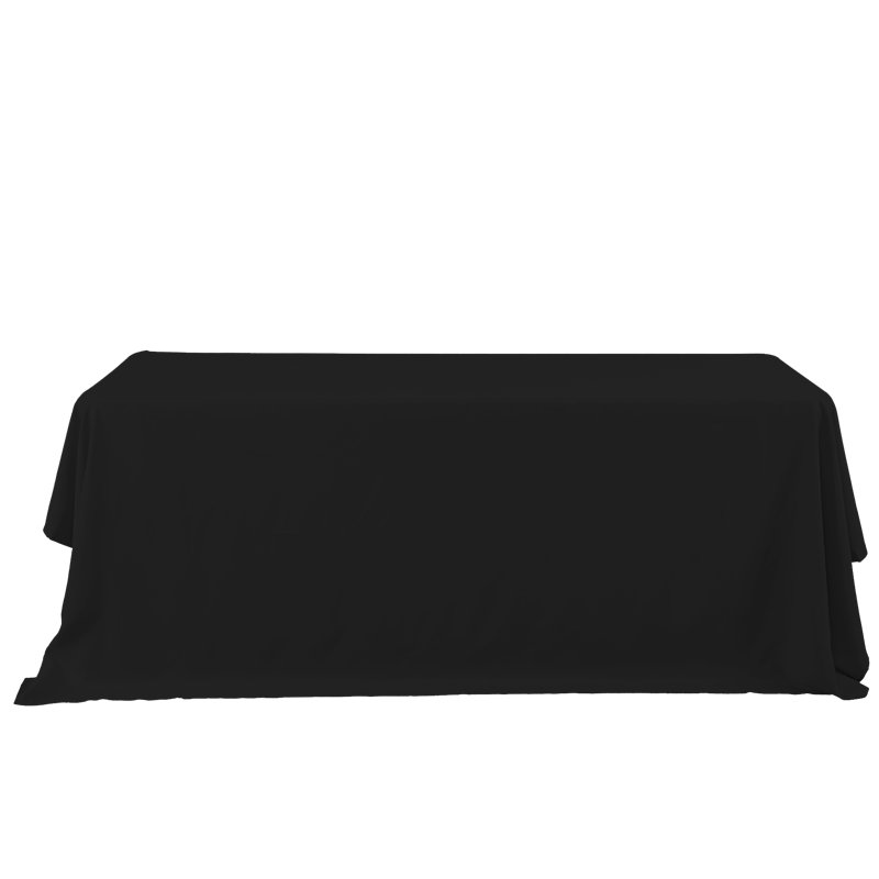 Kennedale Tablecloth, 90" x 132", Black