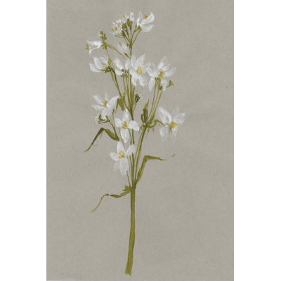 White Field Flowers I - Painting