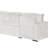 Plush Sectional Sofa W/ Pull Out Sleeper made with Velvet fabric- Cream-345199909
